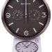Часы настенные Bresser MyTime ND DCF Thermo/Hygro, 25 см, серые