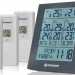 Метеостанция Bresser Temeo Hygro Quadro Prestige с тремя датчиками, серая