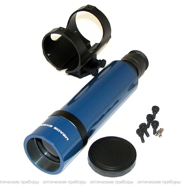 Оптический искатель Meade 828 прямого зрения 8х50 с крепежной скобой (синий)